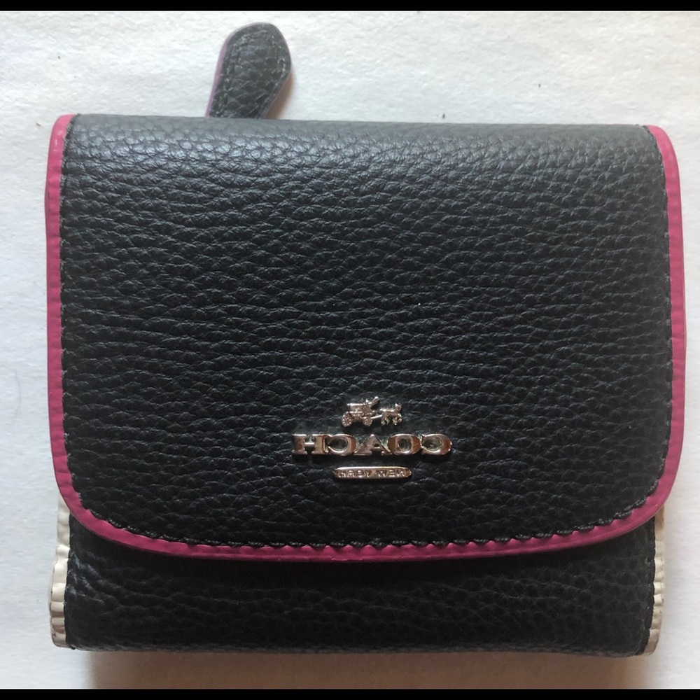 Coach tri fold wallett